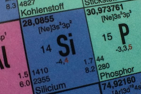 Silizium - Periodensystem & Ordnungszahl (Foto: SL, PSE von Elementare Vielfalt)