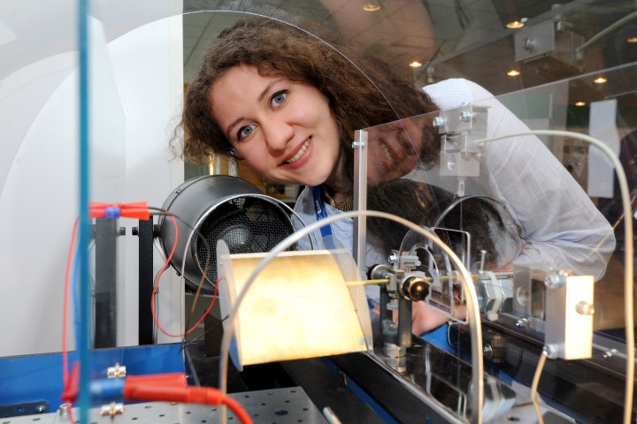 In Physik gewann Susanna Domogalla. Sie machte ein Forschungsprojekt, in dem sie die aerodynamischer Eigenschaften von Tragflächen verbesserte (Foto: BASF).